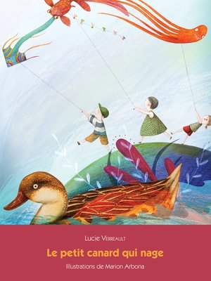 cover image of Le petit canard qui nage